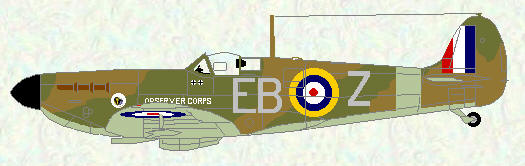 Spitfire I of No 41 Squadron
