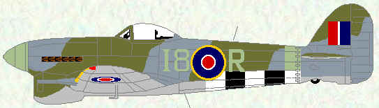 Typhoon IB of No 440 Squadron (November 1944)