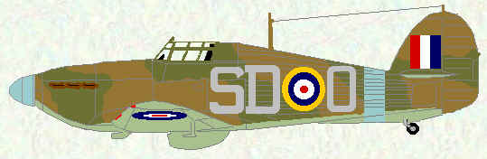 Hurricane I of No 501 Squadron (December 1940)