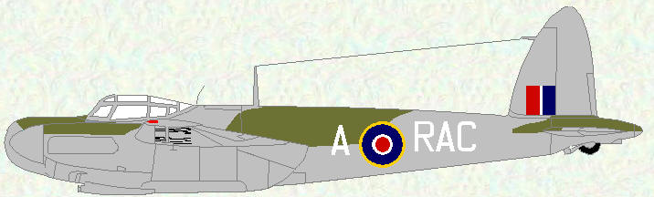 Mosquito NF Mk 30 of No 502 Squadron
