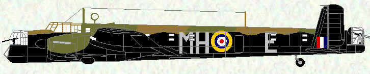 Whitley V of No 51 Squadron