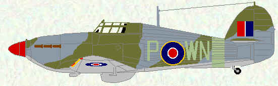 Hurricane IIB of No 527 Squadron (1945)