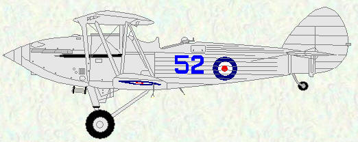 Hawker hind of No 52 Squadron