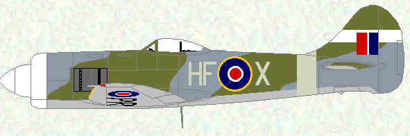 Tempest II of No 183 Squadron (1945)