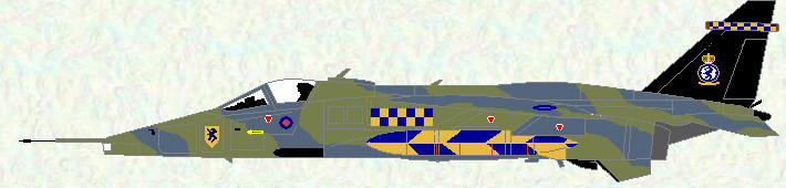 Jaguar GR Mk 1 of No 54 Squadron (Commemorative markings)