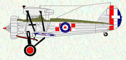 Bulldog IIA of No 56 Squadron (fitted with Townsend Exhaust Ring)