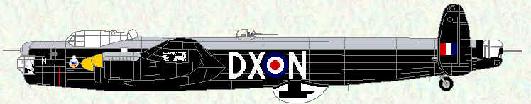 Lincoln B mk 2 of No 57 Squadron (1950)
