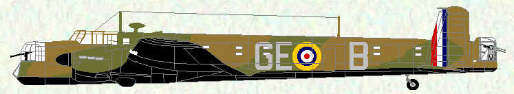 Whitley V of No 58 Squadron (Bomber Command)