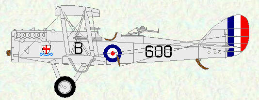 DH 9A of No 600 Squadron