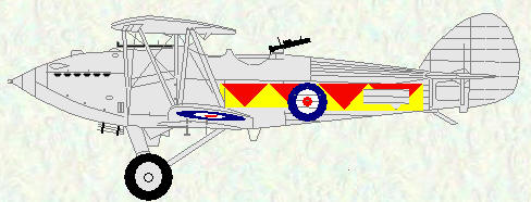 Hawker Hart of No 604 Squadron
