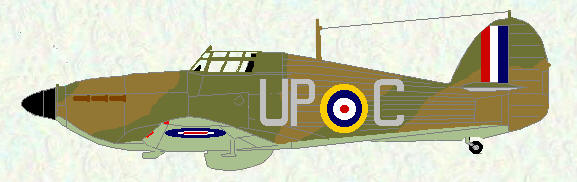 Hurricane I of No 605 Squadron