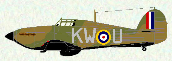 Hurricane I of No 615 Squadron