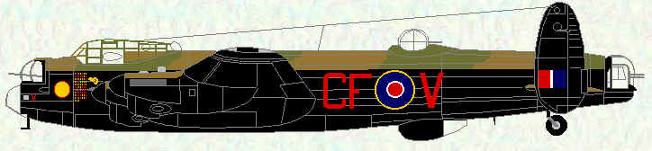 Lancaster III of No 625 Squadron