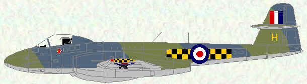 Meteor F Mk 8 of No 63 Squadron