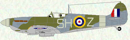 Spitfire VB of No 65 Squadron