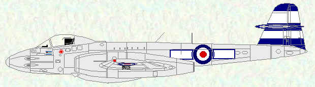 Meteor F Mk 8 of No 66 Squadron