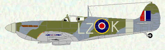 Spitfire VA of No 66 Squadron