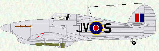 Hurricane IV of No 6 Squadron (post war markings)