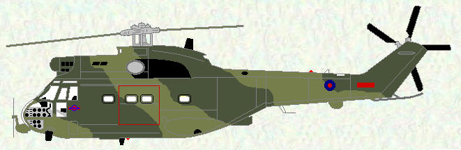 Puma HC Mk 1 of No 72 Squadron