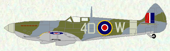 Spitfire IX of No 74 Squadron
