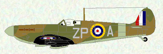 Spitfire IIA of No 74 Squadron