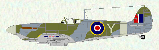 Spitfire VC of No 74 Squadron