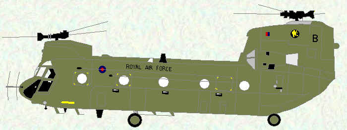 Chinook HC Mk 2 of No 78 Squadron