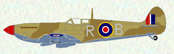 Spitfire IX of No 81 Squadron