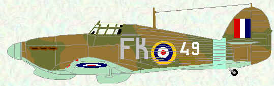 Hurricane IIB of No 81 Squadron
