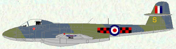 Meteor F (TT) Mk 8 of No 85 Squadron