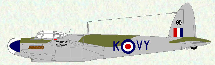 Mosquito NF Mk 36 of No 85 Squadron (1950)