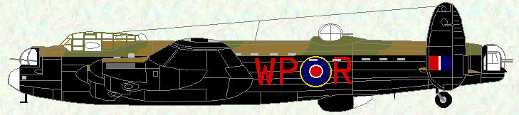 Lancaster I of No 90 Squadron