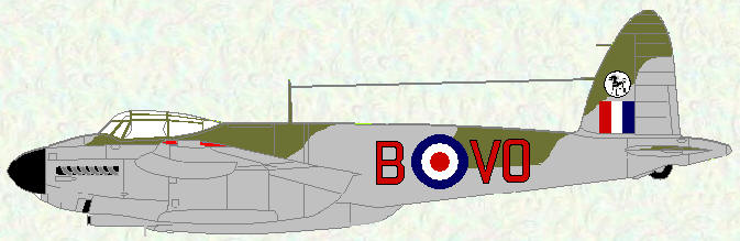 Mosquito B Mk 35 of No 98 Squadron