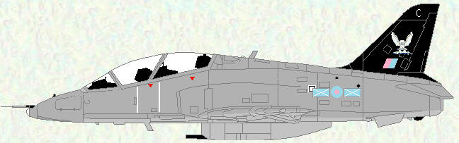 Hawk T Mk 1A of No 151 Squadron
