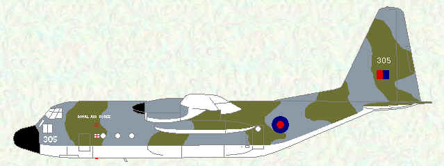 Hercules C Mk 1 (mid term Grey/Green Camouflage Scheme)