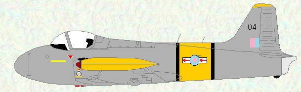 Jet Provost T Mk 4 of No 79 Squadron
