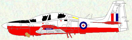 Tucano T Mk 1 - original red/white/grey scheme