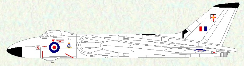 Vulcan B Mk 1 of No 83 Squadron
