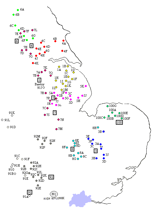 Bomber Command dispositions - February 1945