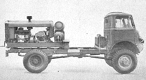 Air Pumps air compressor 105 cfm, (lorry mounted), Model D130