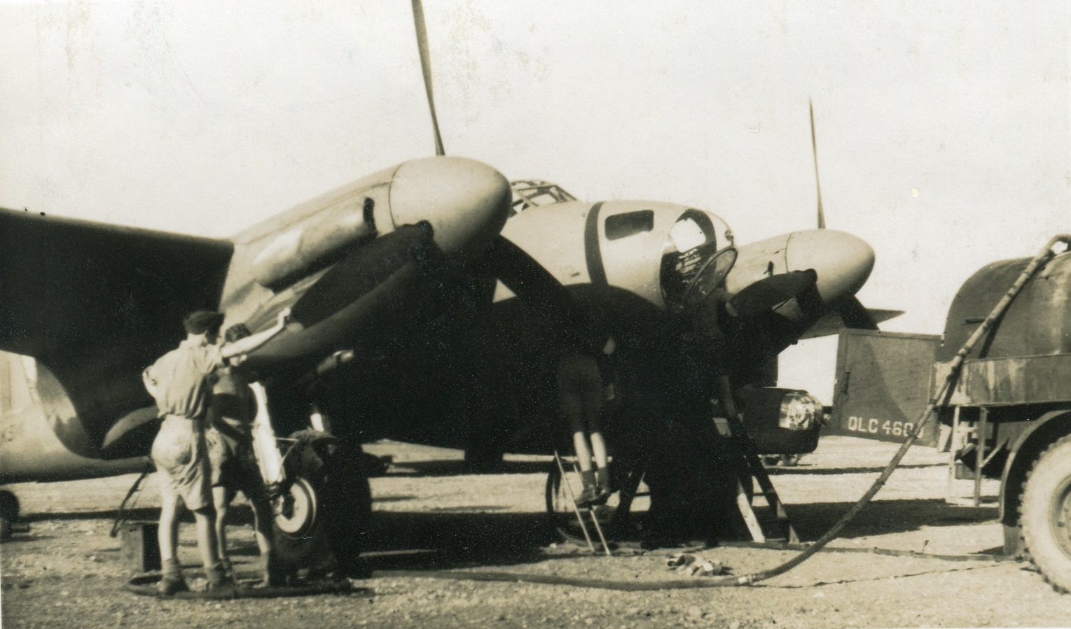 A Mosquito of No 544 Squadron in Gibraltar