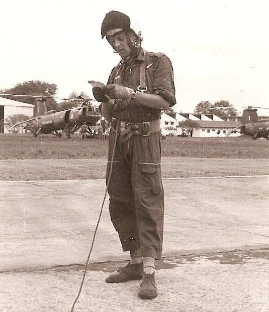 Crewman of No 66 Sqn preparing for a flight 2
