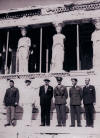 General Scolie (3rd fro right), A/Cdre G W Tuttle (2nd  from right) with Greek PM and other Allied officers in Athens