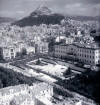 A view of Athens on VE-Day showing the Royal Palace, Mount Lekavatos and the Tomb of the Unknown Soldier