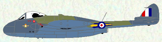 Venom FB Mk 1 of No 73 Squadron