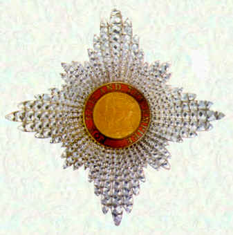 Star of Knights Commander of the Most Excellent Order of the British Empire