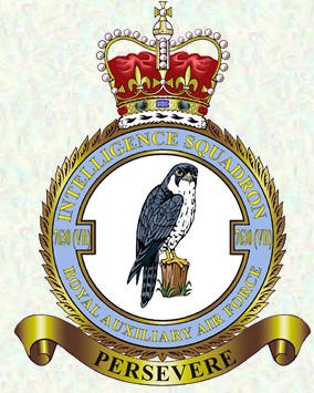 Badge - No 7630 Intelligence Squadron RAuxAF