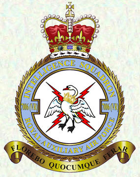 No 7006 Squadron RAuxAF badge