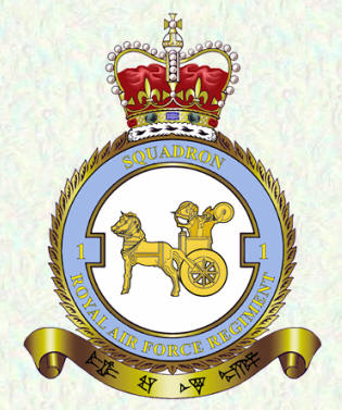 Badge - No 1 Squadron RAF Regiment