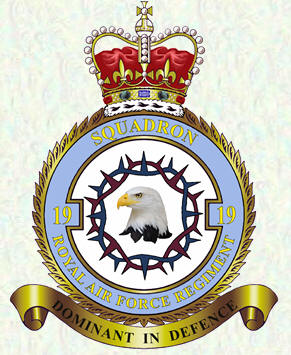 Badge - No 19 Squadron RAF Regiment